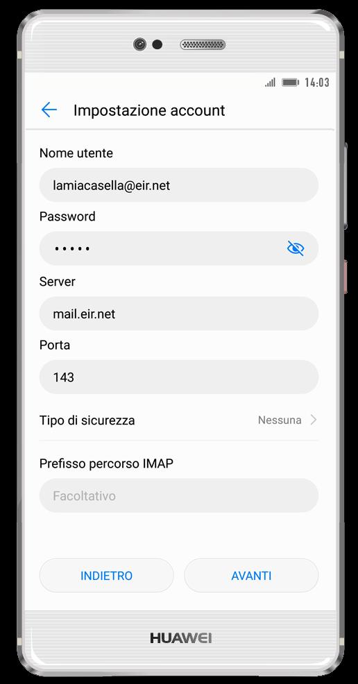 PARAMETRI POSTA IN INGRESSO In base al tipo di protocollo scelto in precedenza, i valori da inserire saranno diversi. Riportiamo di seguito i valori da inserire per entrambi i tipi di protocolli.