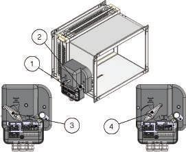 Nel caso di serranda chiusa per intervento dell elemento termosensibile e possibile l apertura manuale ruotando la leva di apertura in senso antiorario dopo aver sostituito l elemento termosensibile.