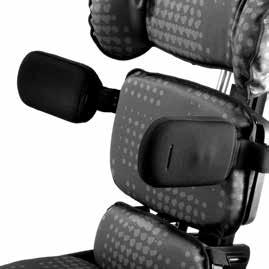SUPPORTI PER IL TRONCO Il montaggio su snodo sferico e l intercambiabilità degli elementi di supporto per il tronco permettono al Kit Seat di offrire soluzioni posturali appropriate anche in presenza