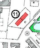 Il secondo blocco di interventi riguarda la realizzazione su via Bernini di un edificio in linea denominato tipo C (ambito 11) che sviluppa una cubatura
