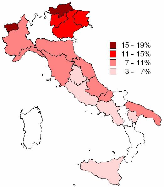 bevitori binge è in linea con il valore dell Emilia-Romagna () e con quello delle restanti AUSL regionali (range dal 4 di Ferrara all 11 di Parma); non si sono riscontrate differenze con l Emilia