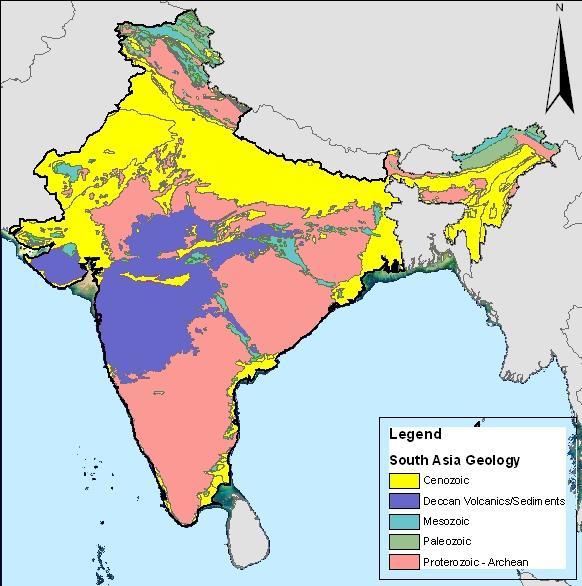 Inquadramento geologico Deccan Traps = una delle più grandi provincie magmatiche del mondo.