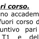 La divisione in anni delle discipline e le modalità di svolgimento