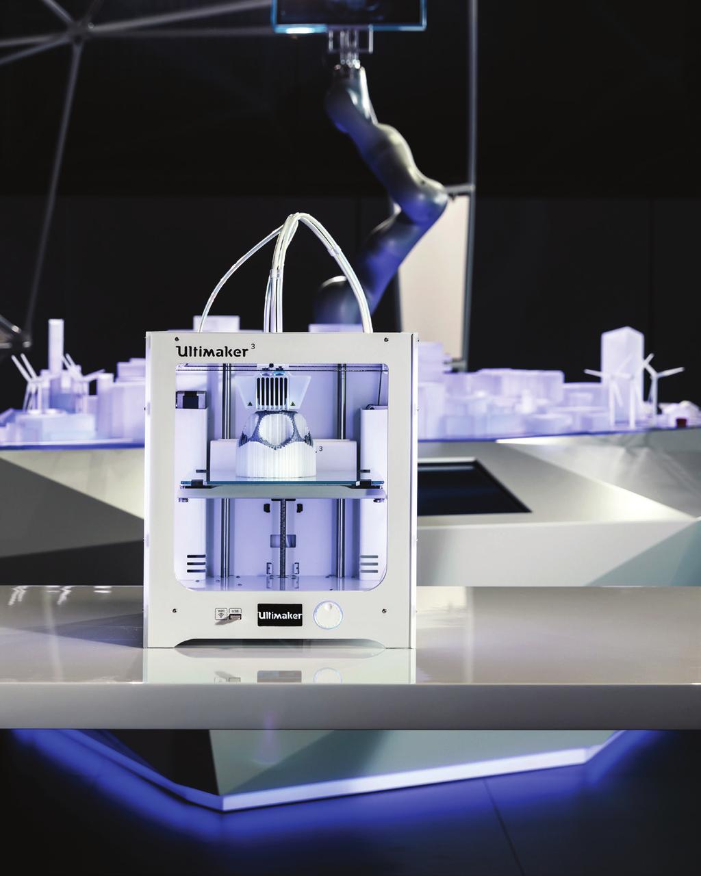 Scoprite Ultimaker Le stampanti 3D desktop Ultimaker rappresentano un efficiente alternativa low-cost per la produzione industriale.