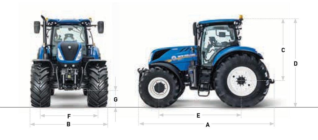 TRATTRICE AGRICOLA NEW HOLLAND T 7.