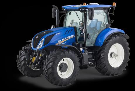 NEW HOLLAND T6.145 DYNAMIC COMMAND A Lunghezza totale mm 5.189 B Larghezza minima mm 2.280 C Altezza da centro assale post. a tetto cabina mm 2.100 D Altezza minima totale mm 2.925 E Passo mm 2.