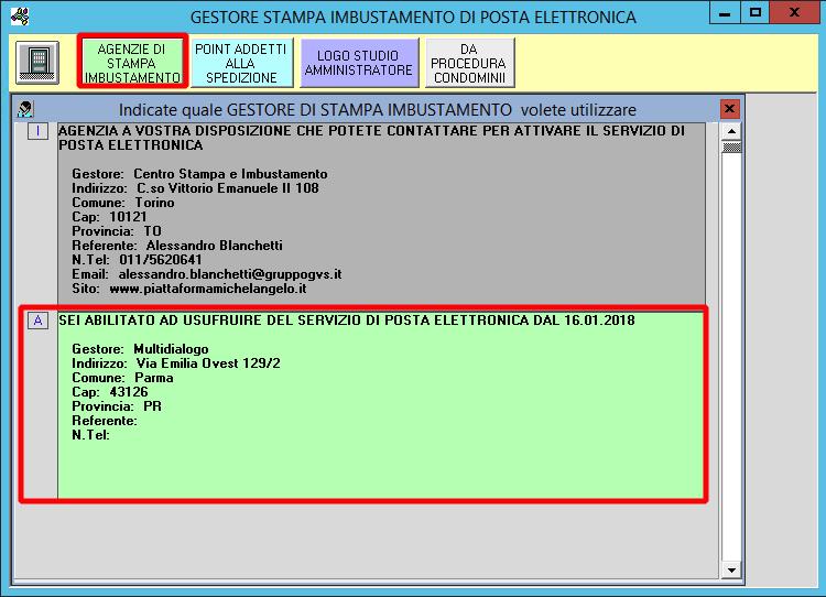 Cliccare sulla prima voce POINT