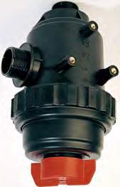 iltri di aspirazione con valvola per portate fino a 180 l/min. Suction filters with valve for flow rates up to 180 l/min (47 US GPM). iltres d aspiration avec vanne pourdébits jusqu à 180 l/min.