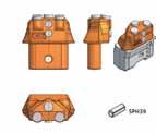 replaceable widia insert Kelly box: 200x200 130x130mm others on request Antiwear plates in Hardox HB 400 on the cylinder Hard faced ribbings HB 600 on the cutting ring SCB-W Carotiere Cilindro: in