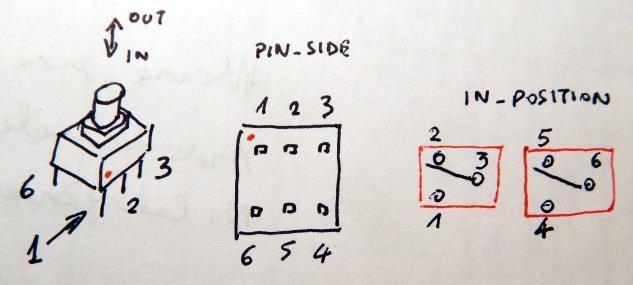 Per esempio il semplice collegamento di S4 (il pulsante di accensione) presenta un errore di numerazione pin rispetto al circuito stampato.