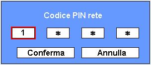 Capitolo 4 Configurazione LAN cablata Codice PIN di rete Il codice PIN di rete serve a limitare l accesso mediante rete al proiettore.