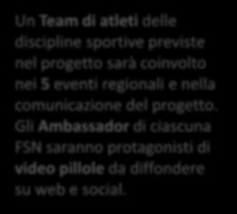 Percorso fair play e lotta al cyberbullismo Percorso valoriale per la diffusione dei valori educativi dello sport, fair play e lotta al bullismo e cyber bullismo al quale sarà legato un contest a