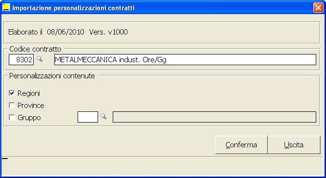Archivi di base Anagrafiche e gestioni Invio per email: Esporta: CONTRA consente di inviare il file CNTPERS.SEQ (in formato compresso.