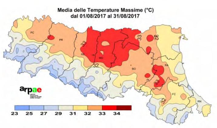 Settembre 2017 Il caldo e la siccità che hanno caratterizzato l estate 2017 si sono bruscamente interrotti con l inizio dell autunno.