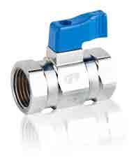 H3096-H3097 MINI VALVOLE A SFERA IN OTTONE BRASS MINI BALL VALVES CARATTERISTICHE TECNICHE Valvole a sfera monoblocco a passaggio ridotto Corpo valvola: