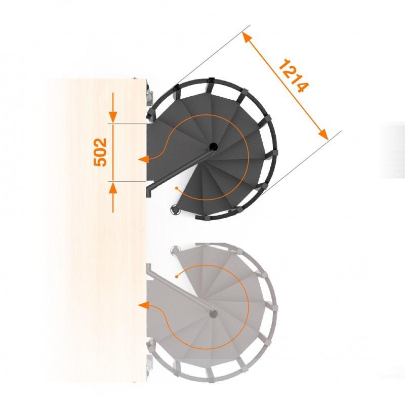 : SOPSNSCALACHIOC (NERO) SOPSBSCALACHIOC (BIANCO) Kit scala in Legno S 70 Scala realizzata in multistrato di prima qualità con finitura naturale.