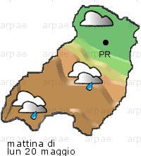 bollettino meteo per la provincia di Parma weather forecast for the Parma province Temp MAX 17 C 10 C Pioggia Rain 3-8mm 5-10mm Vento Wind 31km/h 50km/h Temp.
