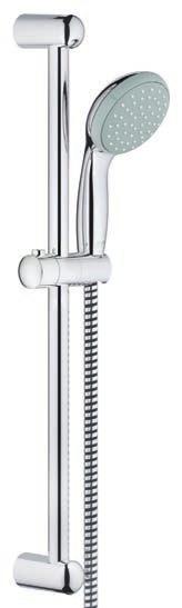 doccia a 2 getti 27 598 00E con GROHE EcoJoy portata limitata a,7 l/min. 27 646 000 asta doccia da 900mm 27 646 00E asta doccia da 900mm con GROHE EcoJoy portata limitata a,7 l/min.