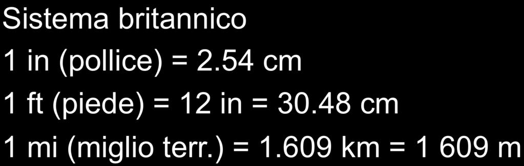 britannico 1 in (pollice) = 2.