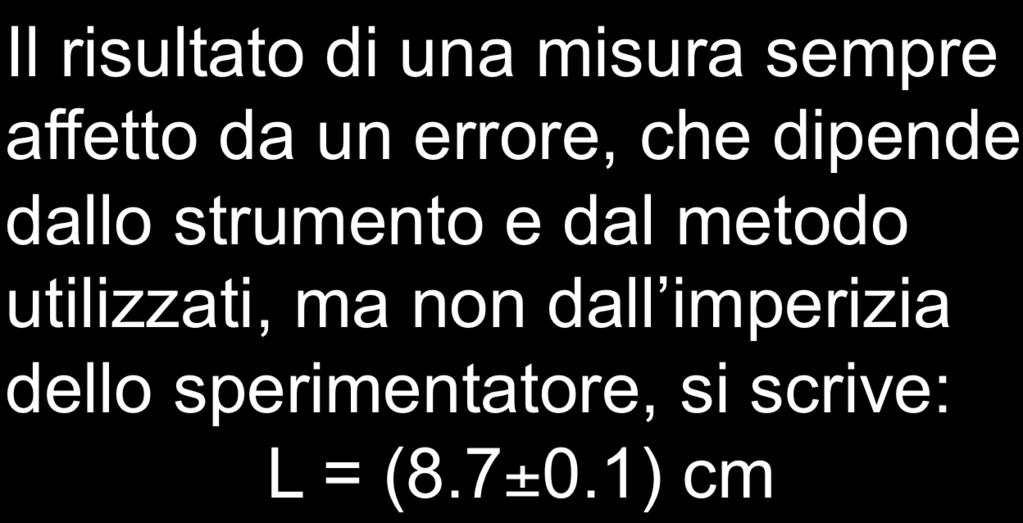 dallo strumento e dal metodo utilizzati, ma non