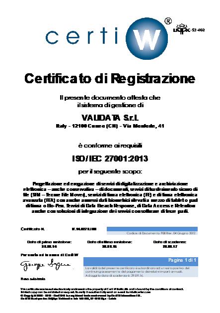 Presentazione aziendale: Validata partner in Italia di Captio Validata è partner ufficiale per la