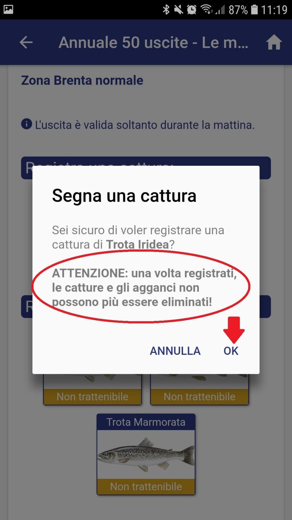 Confermare la