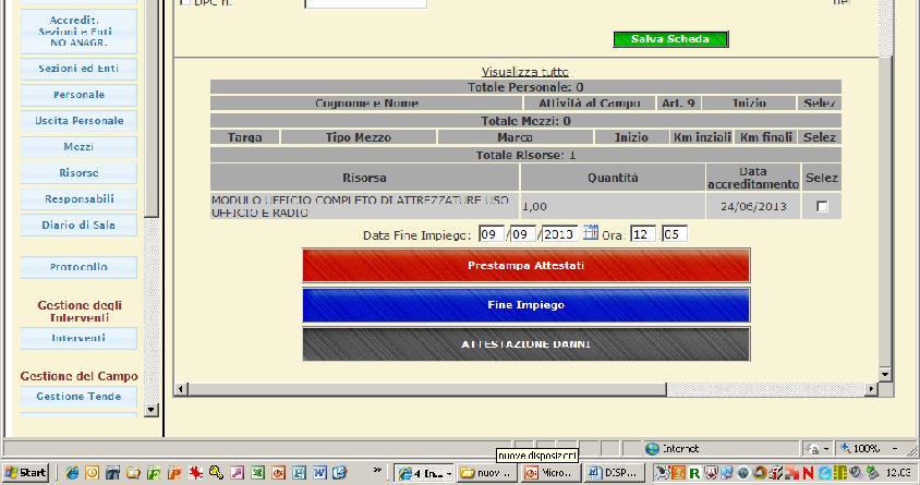 registrati nelle segreterie e quindi comparire