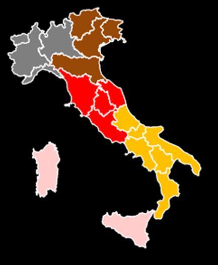 In Italia ci sono 5 colori diversi per le schede elettorali.