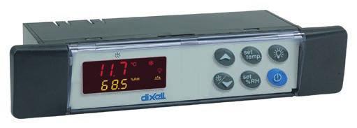 I parametri principali sono gestiti da un controllore a microprocessore DIXELL specifico per applicazioni su unità refrigeranti e per il controllo di temperature e umidità.