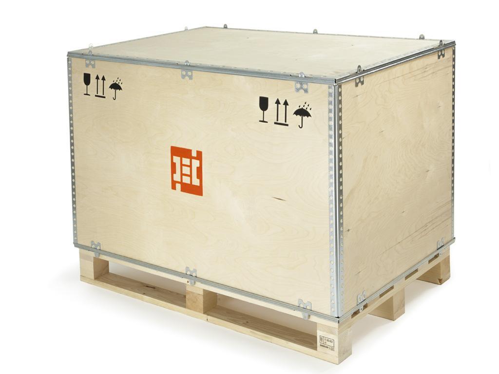 CASSE E-BOX Casse pieghevoli in compensato di 6 mm di spessore adatte per il trasporto marittimo, aereo, terrestre e