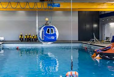confinati, simulatore lavori in altezza, elisuperficie a 10mt di altezza, piscina tecnica con simulatore