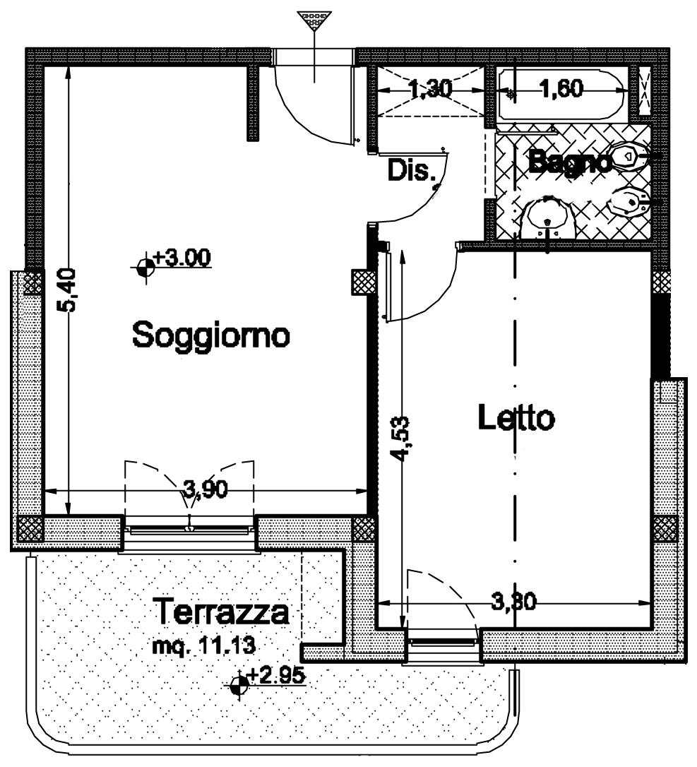 Piano Primo Interno 7-12460 Appartamento 51,10 Terrazza 11,13 20% valore immobile 2491,94-1 a rata bimestrale 5% 6.