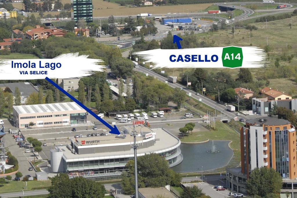 UBICAZIONE Il lotto su cui sorge il centro commerciale Imola Lago è ubicato in posizione strategica per la città di Imola, con i fronti su via