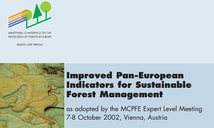 Obiettivi del progetto B1 Enhancement of Forest Resources and Contribution to Carbon Cycles B2 Forest Ecosystem Health and Vitality Per ognuno dei sei Criteri di GFS, il progetto prevede di testare