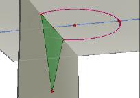 dobbiamo determinare la misura del lato del triangolo in funzione del raggio. Si ha: DE AH HB ( ) = =, con 0 < <.