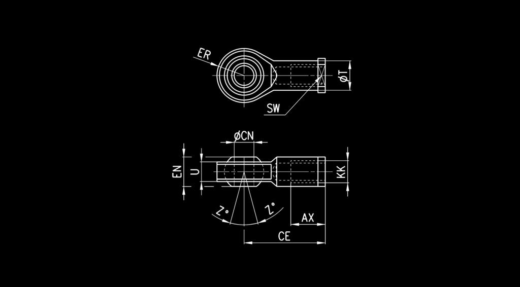 > Cilindri Serie 42 CATALOGO > Release 8.7 Dado stelo Mod. U Mod.