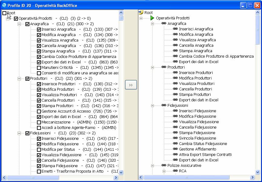 Ruoli operatore personalizzabili Innovativa possibilità di creare autonomamente i ruoli operatore. Per aumentare l efficienza aziendale si ricorre alla divisione dei compiti e delle responsabilità.