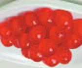 Fruik Candied La frutta candita CILIEGIE ROSSE A METÁ 18-20 Red Cherries cut in half 18-20 Cod.