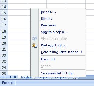 CICLICITA DEL PROGETTO GESTIONE DEI FOGLI DI LAVORO Per rendere ciclico qualsiasi progetto di Excel è indispensabile gestire al meglio i Fogli di Lavoro che il Software mette a disposizione.