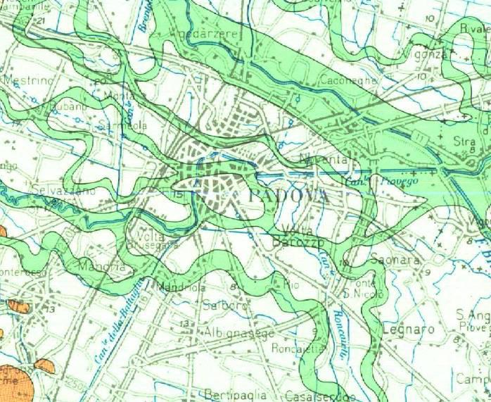 COMPATIBILITÀ GEOLOGICA E GEOMORFOLOGICA tipologia dei sedimenti presenti nel sottosuolo, comporta molto spesso una certa variabilità laterale dei depositi, che tendono ad interdigitarsi e