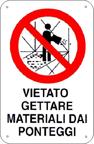 ponteggi vietato