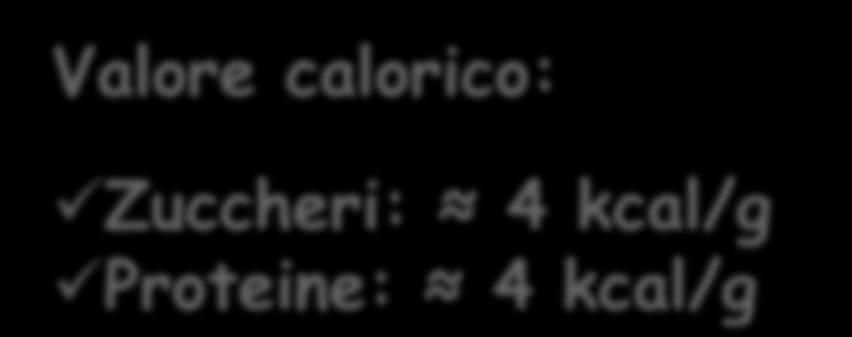 RUOLO NUTRIZIONALE 7-9 kcal/gr Esaltazione del gusto degli alimenti, rendendoli organoletticamente più accettabili, con azione promotrice