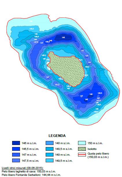 INTERVENTI NELLA EX CAVA DI GHIAIA Area di