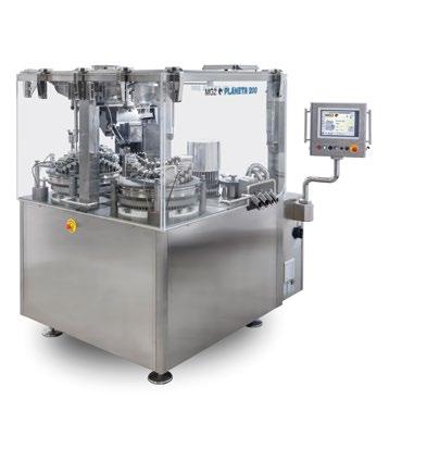 PLANETA 200 Continuous motion capsule filler Production speed: 50.000* - 100.000* - 200.000 capsules/hour * upgradable up to 200.