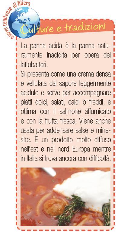 Crema di latte È il prodotto ottenuto separando il grasso del latte dal resto dei componenti È un liquido di