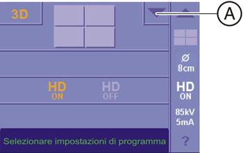 2 Gruppo di programmi 3D Nel 3 livello può essere preimpostata la modalità HD Nelle impostazioni di avvio può essere modificata