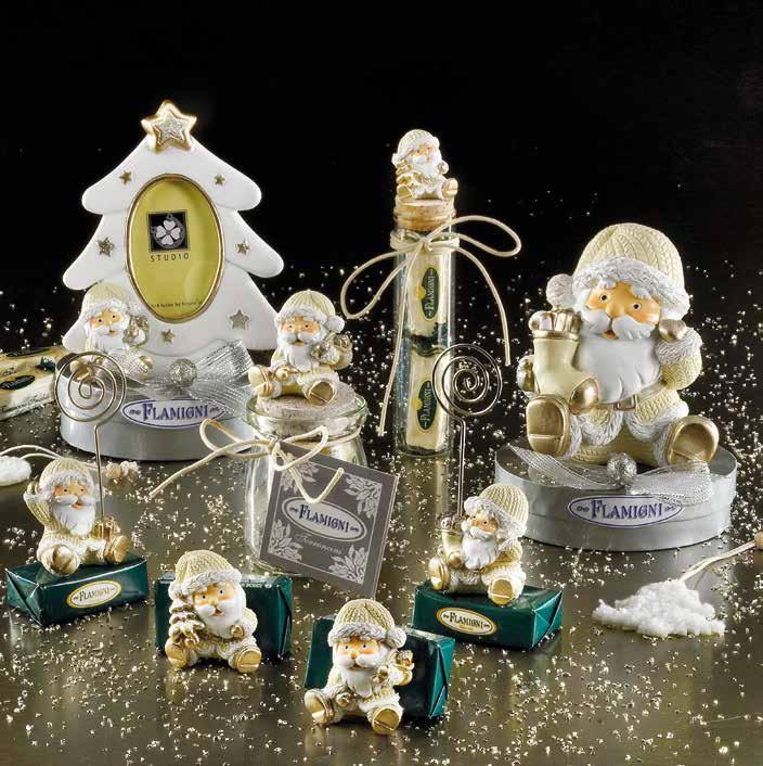 Art. 4634 Le calamite e i segnaposto White Santa Art. 4635 L assortimento White Santa Misure/Sizes: Art.