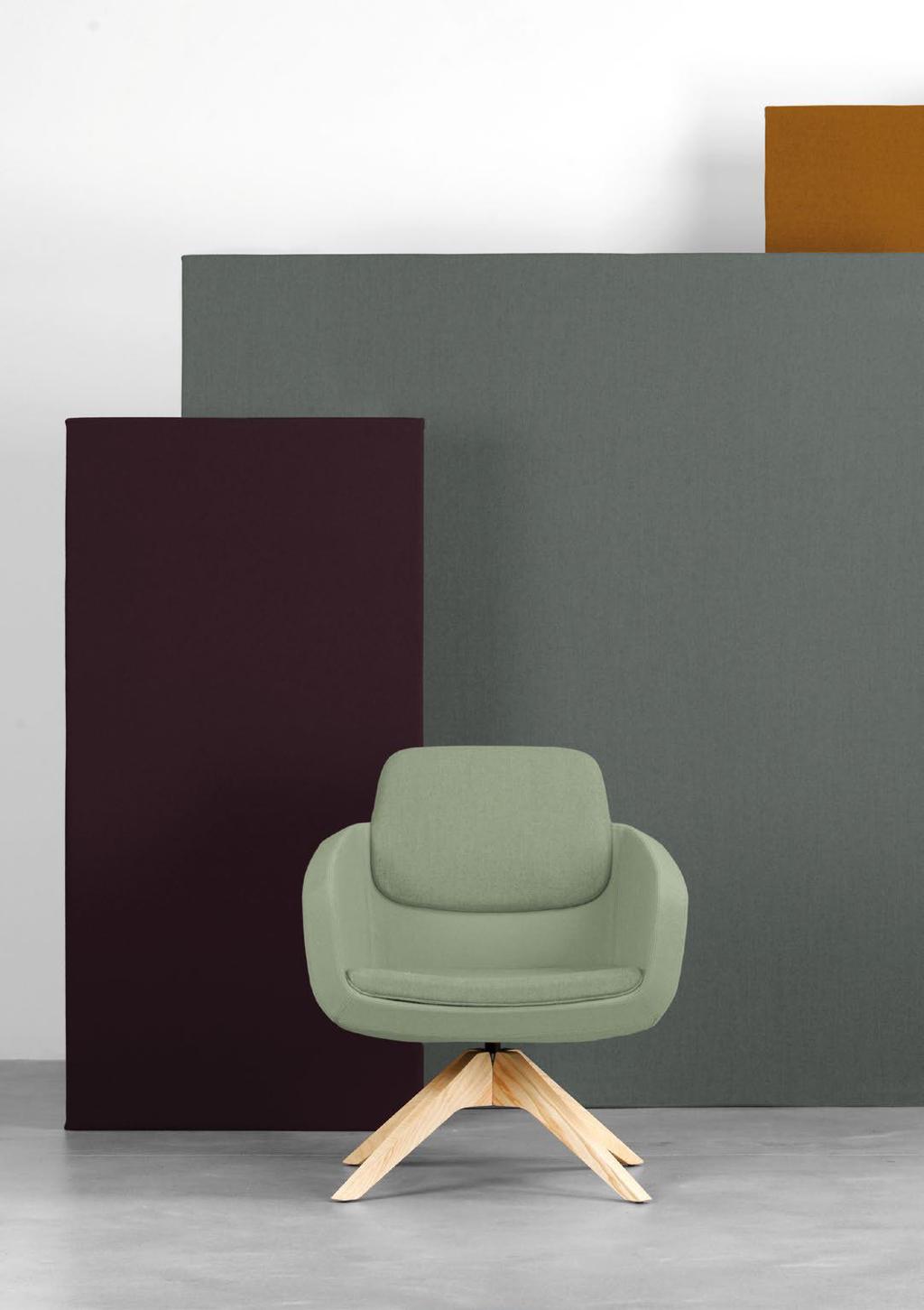 71 ARCA Orlandini Design Arca rappresenta una declinazione completa del concetto di poltrona per spazi attesa, meeting e lounge, proponendosi in 2 dimensioni di seduta e 3 differenti altezze di