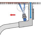 C 3296 MAXI può essere fornita con il pattino a rullo motorizzato e l ccessorio a mano in plastica,entrambi optional.