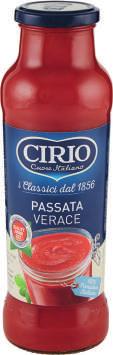 SOTTOSOCI Dall 1 al 10 aprile 2019 PASSATA VERACE CIRIO 700 g PASTA